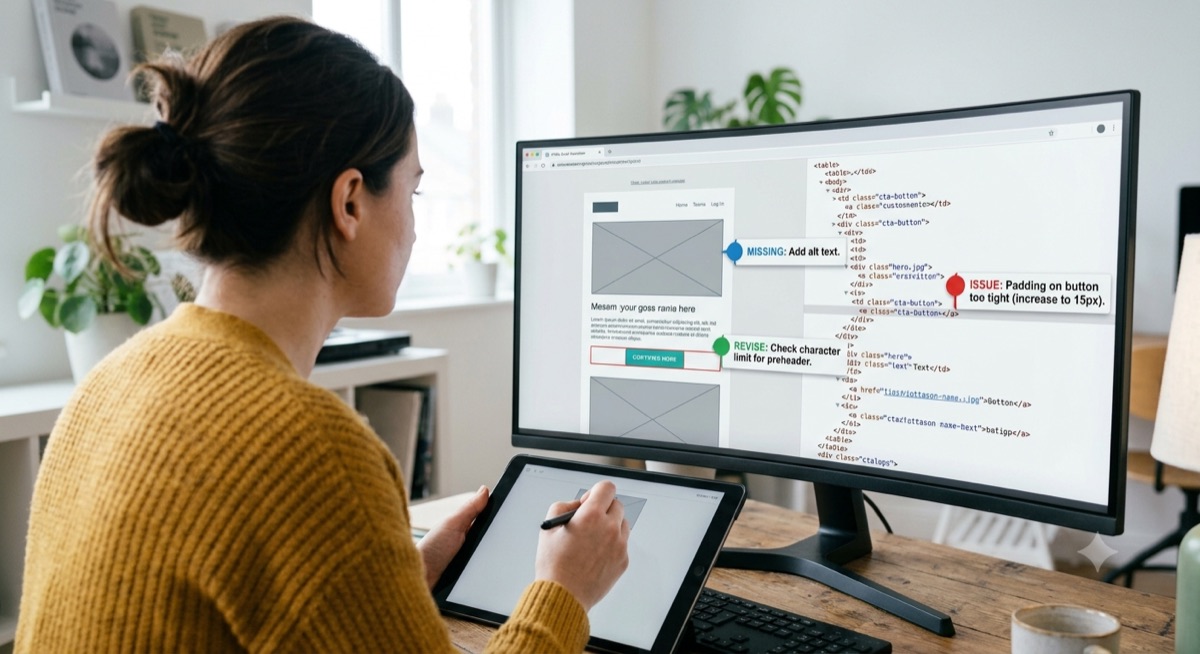 How to collect feedback on email (HTML) designs