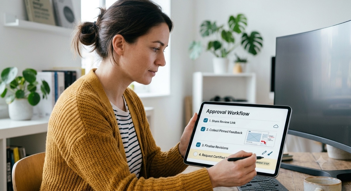 What is a certified sign-off certificate?